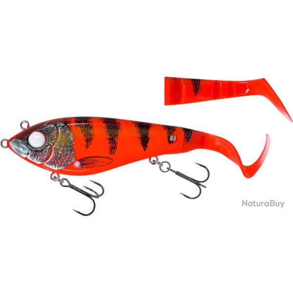 Leurre Hybride Savage Gear Deviator Tail 20cm 20cm 87g Red Tiger