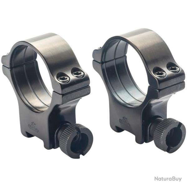 Colliers de montage avec vis molet�e pour rail de 11 mm, diam�tre 30 mm (Mod�le: hauteur 23,0 mm)