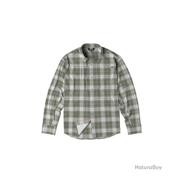 Chemise UV Orvis Pro Stretch LS Shirt Vert / Blanc S