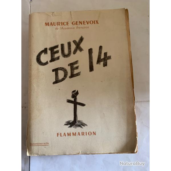�� Ceux de 14 ��  M. Genevoix 1955