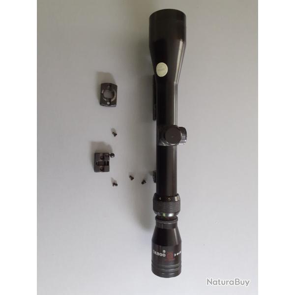 Lunette Tasco 3-9 x38 plus montage pivotant EAW