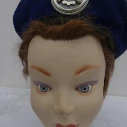 beret militaire materiel bleu