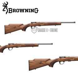 Carabine BROWNING T-Bolt Brown Laminated Adjustable Stainless 16.5" Cal 17Hmr