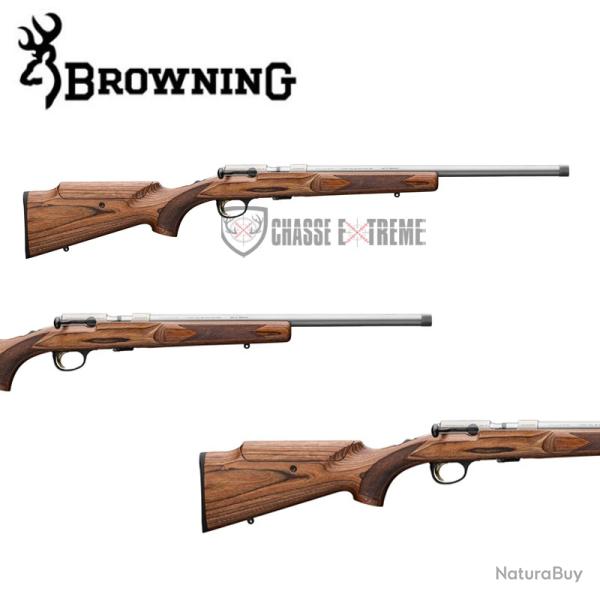 Carabine BROWNING T-Bolt Brown Laminated Adjustable Stainless 19" Cal 22 Lr
