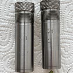 Chokes artisanales p&eacute;tini lot de 2 demi et demi amelior&eacute; pour caesar guerini