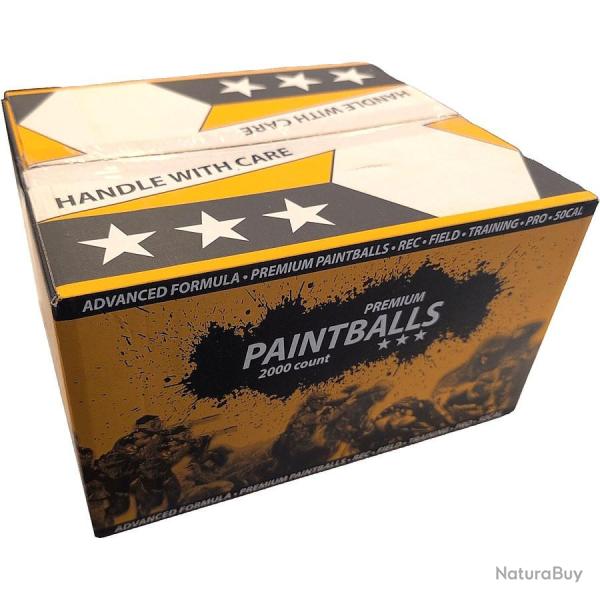 Lot 2000 Capsules Paintball .68 - pour jeu Sc�nario Tactique Terrain For�t