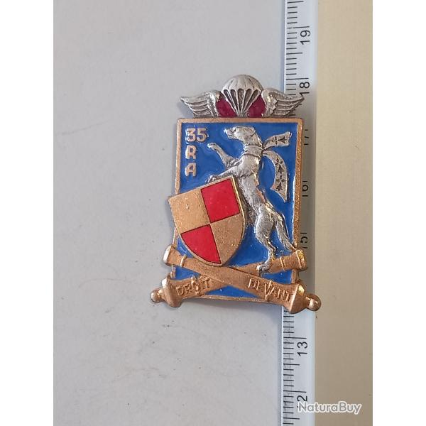 Insigne du 35�me r�giment d'artillerie parachutiste (35�me RA)