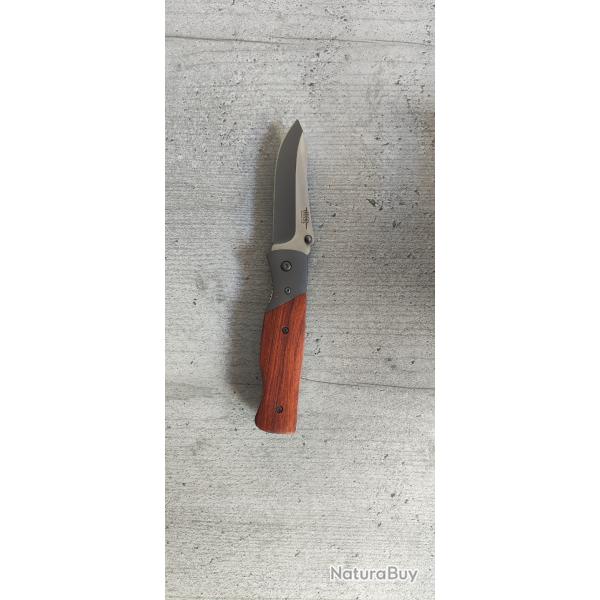 Couteau de Poche Tactique JKR 409  Lame Titane 8.5cm