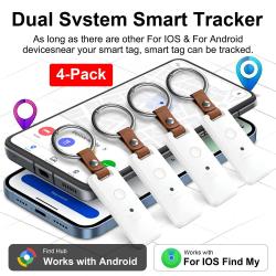 Porte clef AirTag Traceur GPS Apple + Android-4pcs 20260729082526