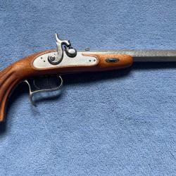 Pistolet &agrave; percussion LEPAGE Bondini 45 canon DAMAS