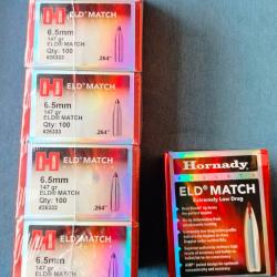 694 ogives 147gr Hornady ELD-M (6.5mm)