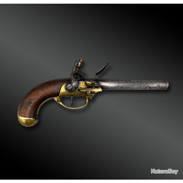 PISTOLET � silex mod�le 1777, 2�me type - France - P�riode Louis XVI