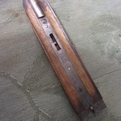 devant  /: longuesse de fusil de chasse juxtapos&eacute; 18,7 cm