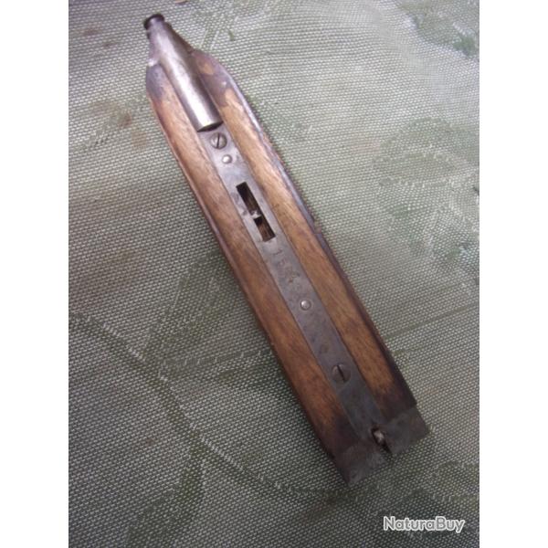 devant  /: longuesse de fusil de chasse juxtapos� 18,7 cm