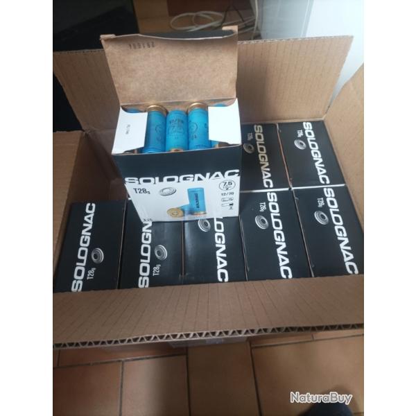 Carton n�2 250 cartouches Solognac T 28g.