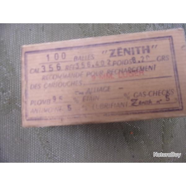 boite vide de balles Z�nith