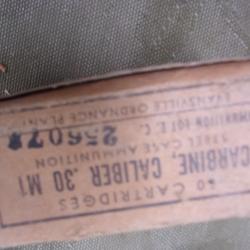 boite vide de cartouches 30 M1  WW2
