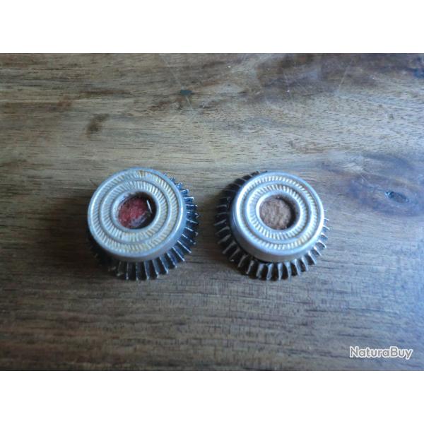 paire cocarde pour kepi coiffure allemande