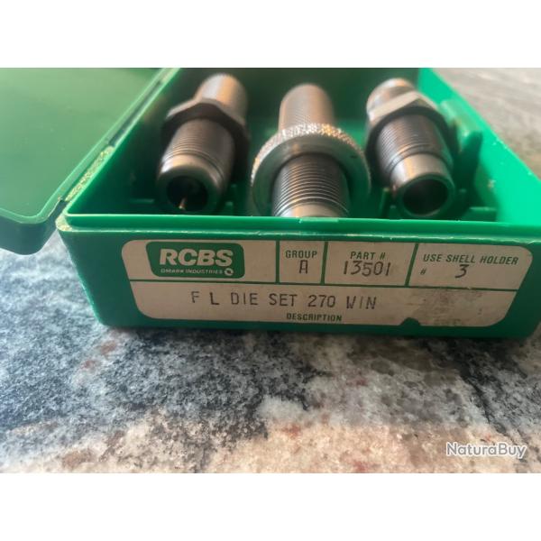 Vends jeu d'outils RCBS calibre 270W