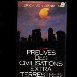 preuves des civilisations extra-terrestres.d'&eacute;rich von daniken cartonn&eacute;