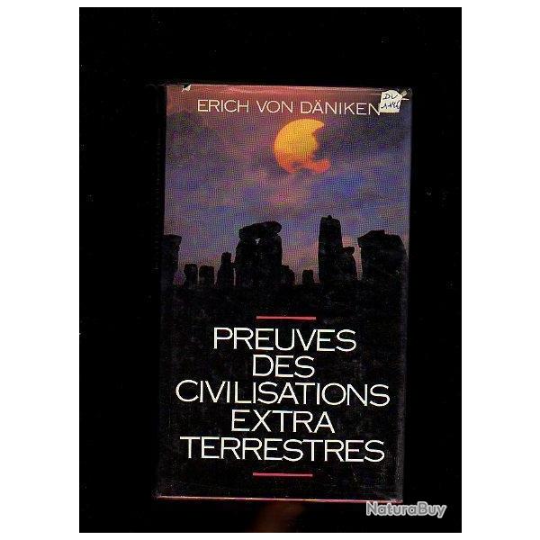 preuves des civilisations extra-terrestres.d'�rich von daniken cartonn�