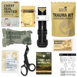 IFAK Rhino Rescue - Kit secours tactique compact 7 pi&egrave;ces