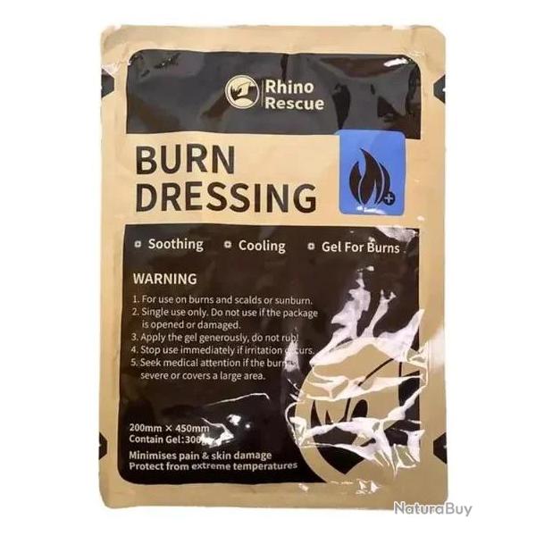 Compresse anti-br�lure Rhino Rescue 20 x 45 cm