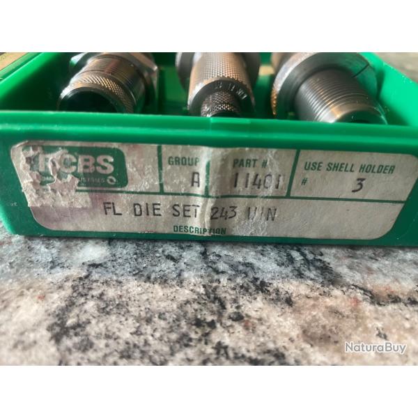 Vends jeu d'outils RCBS calibre 243W