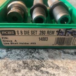 Vends jeu d'outils RCBS calibre 280 Rem.