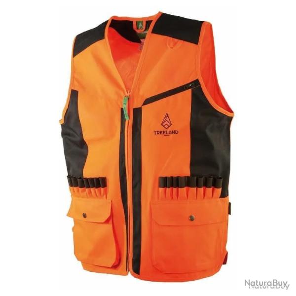 Gilet De Chasse Resistant Treeland T253 Orange - 3XL
