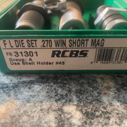 Vends jeu d'outils RCBS calibre 270 WSM.