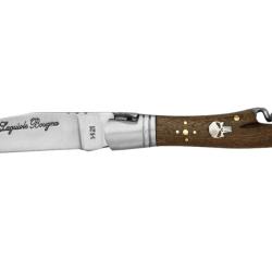 Couteau Pliant Laguiole Bougna 12 cm TB noyer - skull