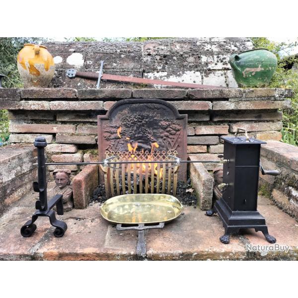 TOURNEBROCHE DE CHEMINEE XIX �me  / ROTISSERIE
