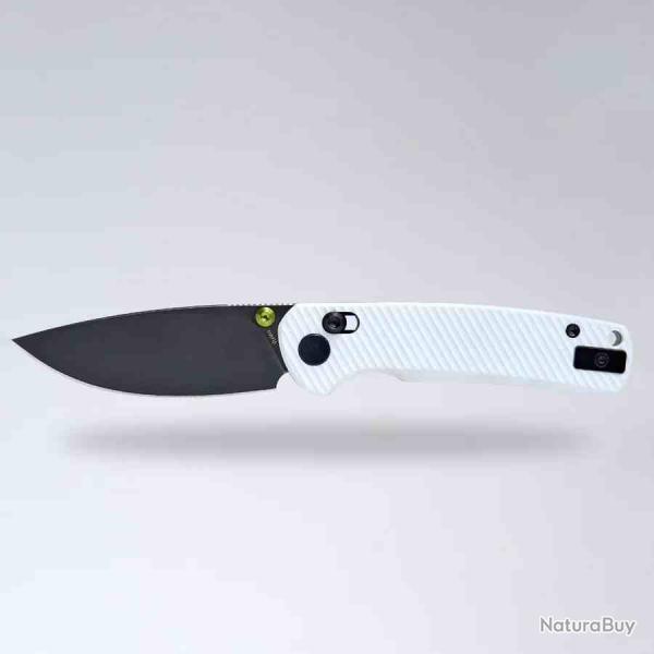 Couteau Vixino Rockshark Lame Acier 14C28N Manche G10 White Bar Lock VX501G1
