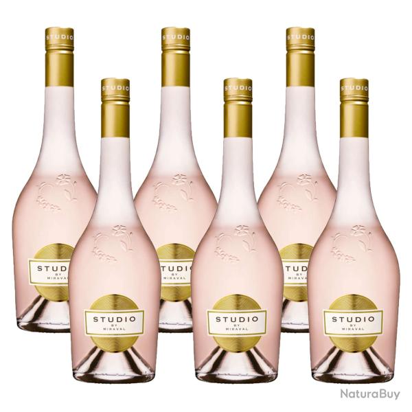 Studio by Miraval - Vin ros� IGP - 2023 - 6 bouteilles de 75cl