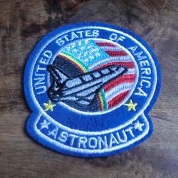 ecusson brod&eacute;e ' united states of america astronaut