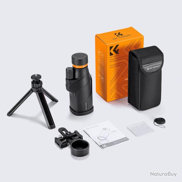 Telescope Monoculaire Compact Lumineux 80x100 *Ench�re* Randonnee Vision Claire Tr�pied Inclus