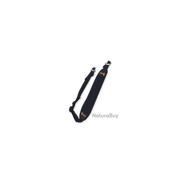 Bretelle SPIKA noire avec attache sangle m�tal pour carabine