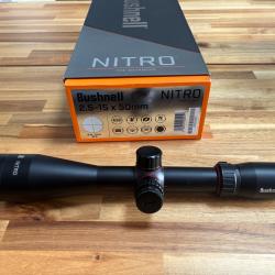 Lunette Approche/Aff&ucirc;t Bushnell Nitro 2,5-15x50 r&eacute;ticule G4i