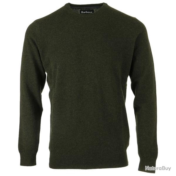 pull barbour essential lambswool crew neck DK COPPER Taille : L