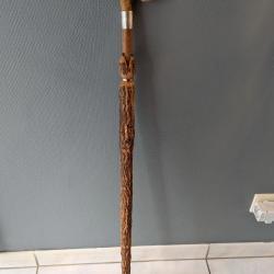 Canne Parapluie Trompe-l'oeil avec T&ecirc;te d'Aigle 94 CM
