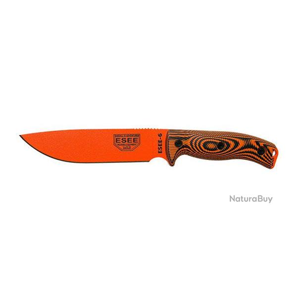 ESEE-6 - Lame Orange - Orange/Noir
