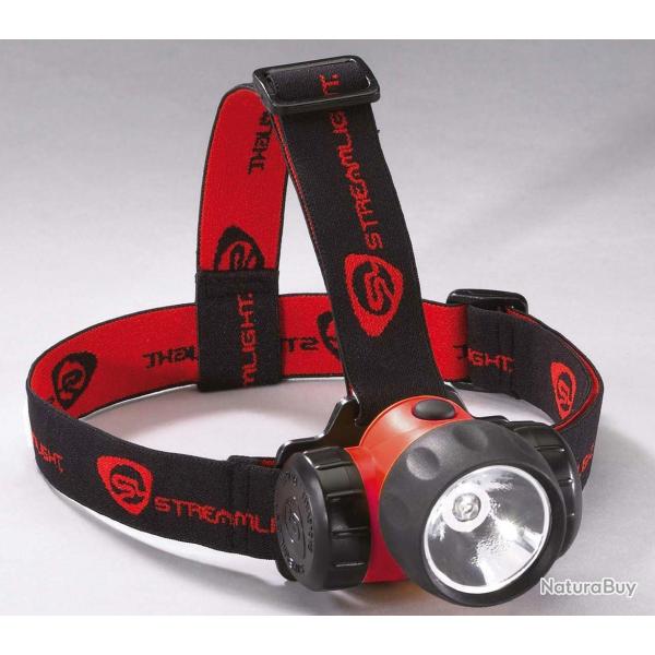Streamlight Lampe frontale haz-lo +strap caoutchouc Orange - Atex - R�f: KC61250