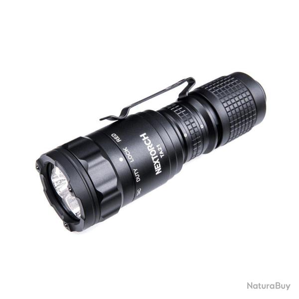 Nextorch Lampe tactique TA21SET - Rechargeable USB-C -IPX8 - R�f: NEXTA21SET