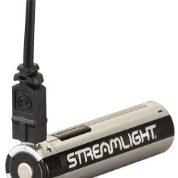 Streamlight Kit de 2 Batteries Rechargeables 18650 Streamlight avec Cordon - R&eacute;f: KC22102