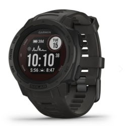 Garmin MONTRE GPS MULTI-FONCTIONS GARMIN INSTINCT SOLAR GRISE GRAPHITE - R&eacute;f: GAINSTGS