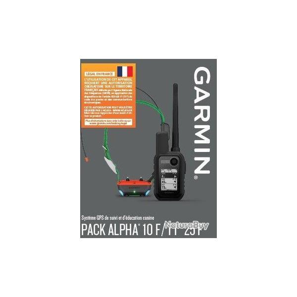 Garmin Pack GPS Garmin Alpha 10 TT25 - version F - R�f: GAFALPH10TT25