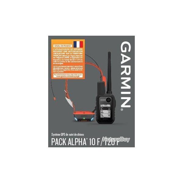 Garmin Pack GPS Garmin Alpha 10 T 20 - version F - R�f: GAFALPH10T20