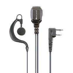Midland OREILLETTE CONTOUR D'OREILLE MA21 LK Pro Microphone 2 Broches Kenwood - R&eacute;f: MIDMA21LKPRO