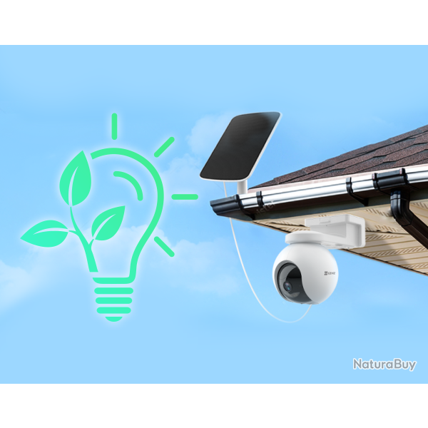 Ezviz Panneau solaire pour camera Ezviz EB8 - R�f: EZSOLAR2
